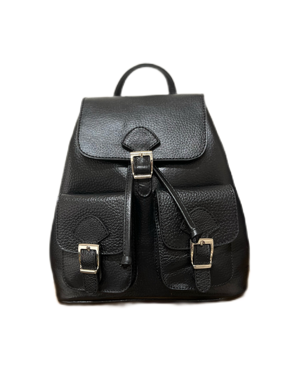 Leather backpack