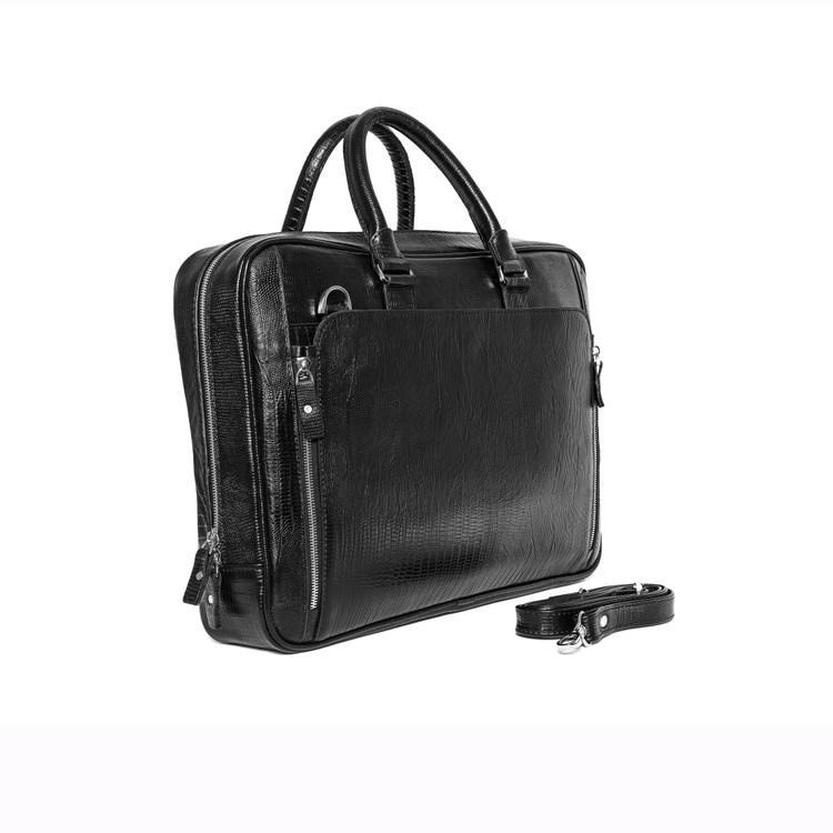 کیف اداری چرم طبیعی مردانه چرم ویان مدل کاپریس لیزارد