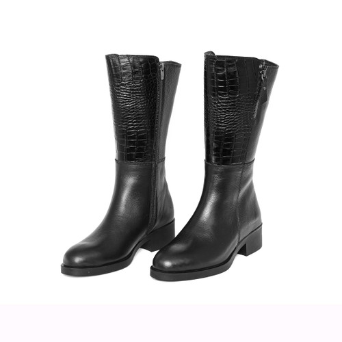 چکمه چرم زنانه