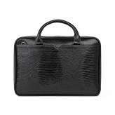 کیف دستی و دوشی اداری چرم لیزارد مردانه VL2485 با سه محفظه داخلی