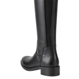 Vian Leather black knee-high boot pair size 37-40
