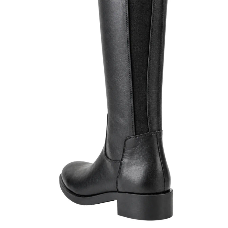 Vian Leather black knee-high boot pair size 37-40